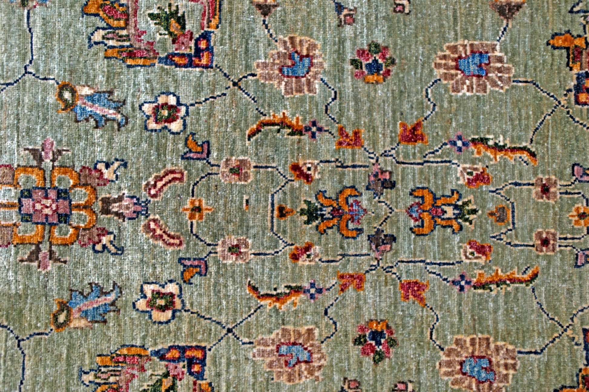 Handmade Traditional Afghan Chobi Rug | 286 x 198 cm | 9'5" x 6'6" - Najaf Rugs & Textile