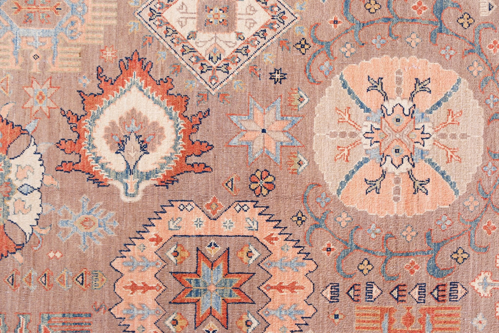 Handmade Traditional Afghan Chobi Rug | 288 x 198 cm | 9'6" x 6'6" - Najaf Rugs & Textile