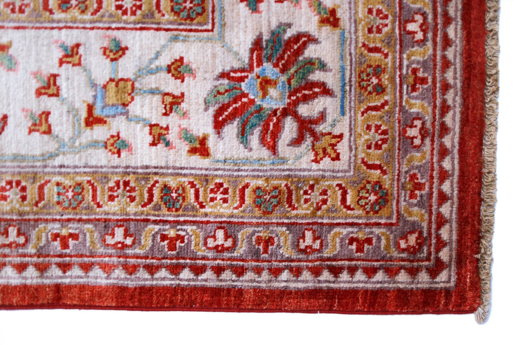 Handmade Traditional Afghan Chobi Rug | 302 x 250 cm | 9'11" x 8'3" - Najaf Rugs & Textile