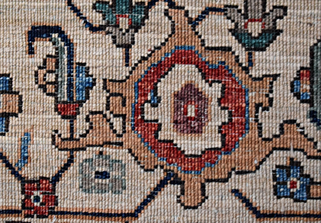 Handmade Traditional Afghan Chobi Rug | 379 x 251 cm | 12'5" x 8'3" - Najaf Rugs & Textile