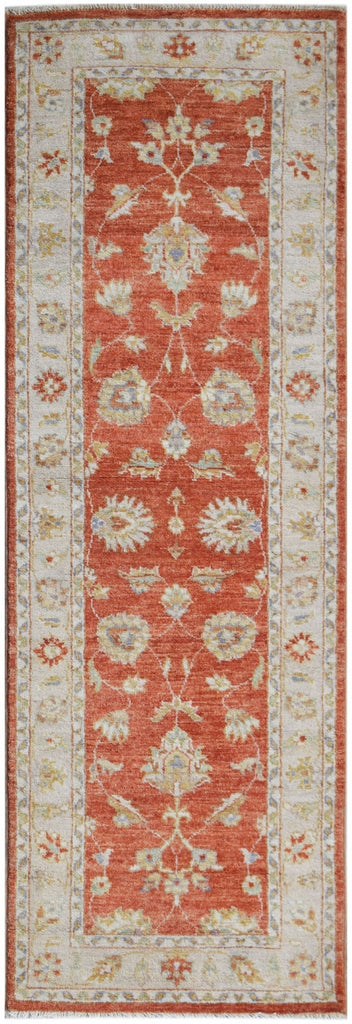 Handmade Traditional Afghan Hallway Runner | 182 x 62 cm | 6' x 2' - Najaf Rugs & Textile