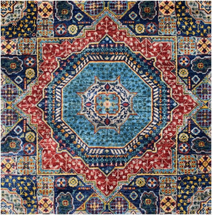 Handmade Traditional Afghan Mamluk Rug | 300 x 203 cm | 9'8" x 6'6" - Najaf Rugs & Textile
