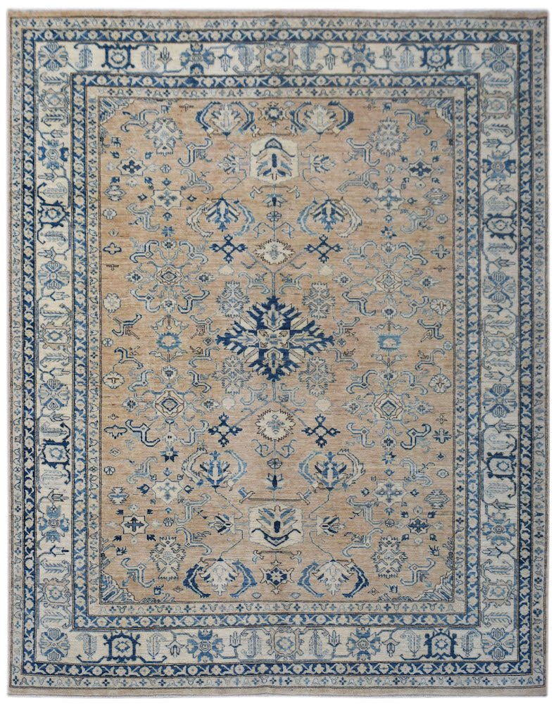 Handmade Traditional Afghan Super Kazakh Rug | 306 x 247 cm | 10' x 8'1" - Najaf Rugs & Textile