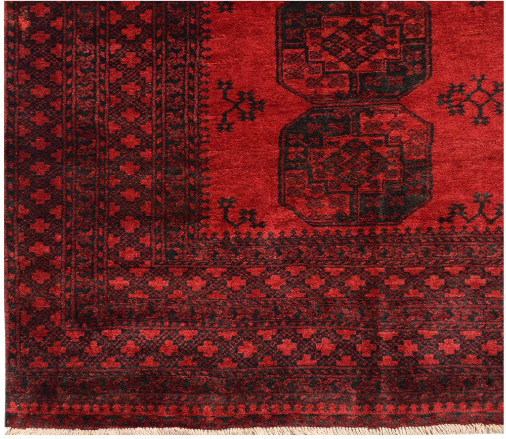 Handmade Traditional Afghan Turkmen Rug | 423 x 333 cm | 13'11" x 10'11" - Najaf Rugs & Textile