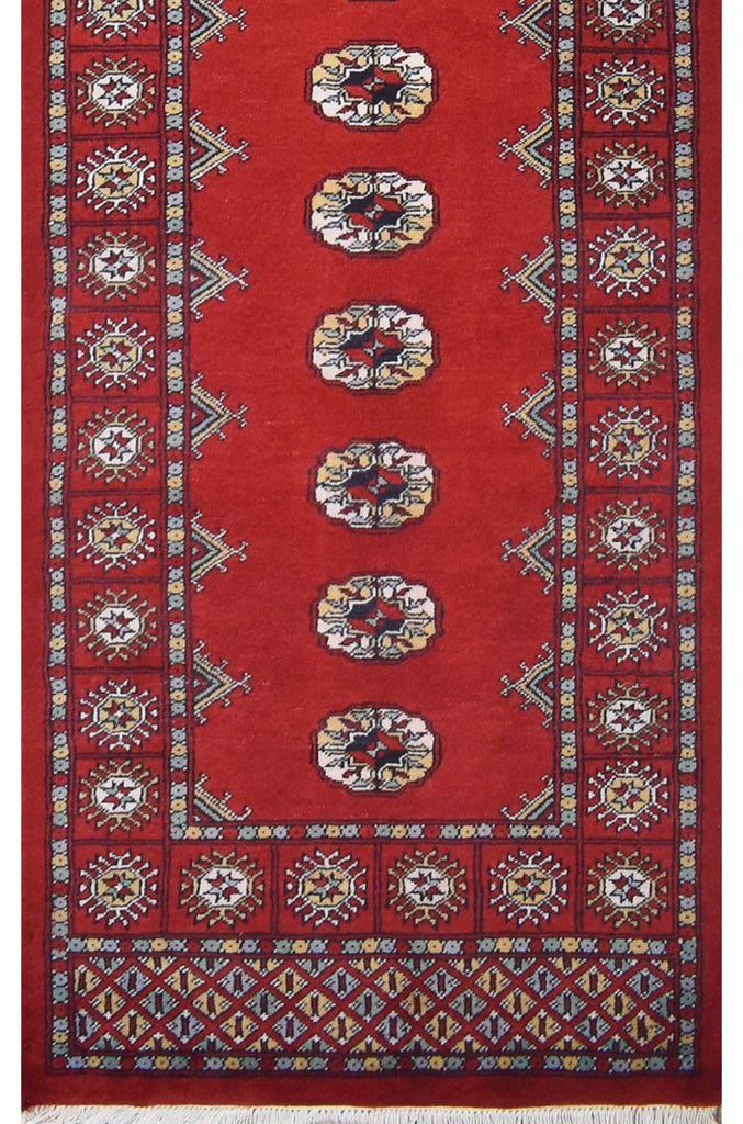 Handmade Traditional Bokhara Hallway Runner | 319 x 77 cm | 10'4" x 2'5" - Najaf Rugs & Textile