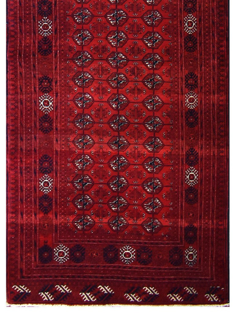 Handmade Traditional Bokhara Hallway Runner | 374 x 89 cm | 12'2" x 2'9" - Najaf Rugs & Textile