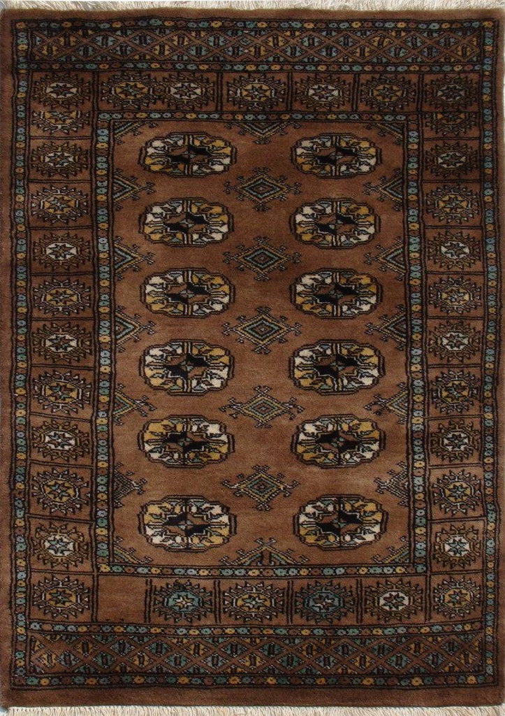 Handmade Traditional Bokhara Rug | 124 x 77 cm - Najaf Rugs & Textile
