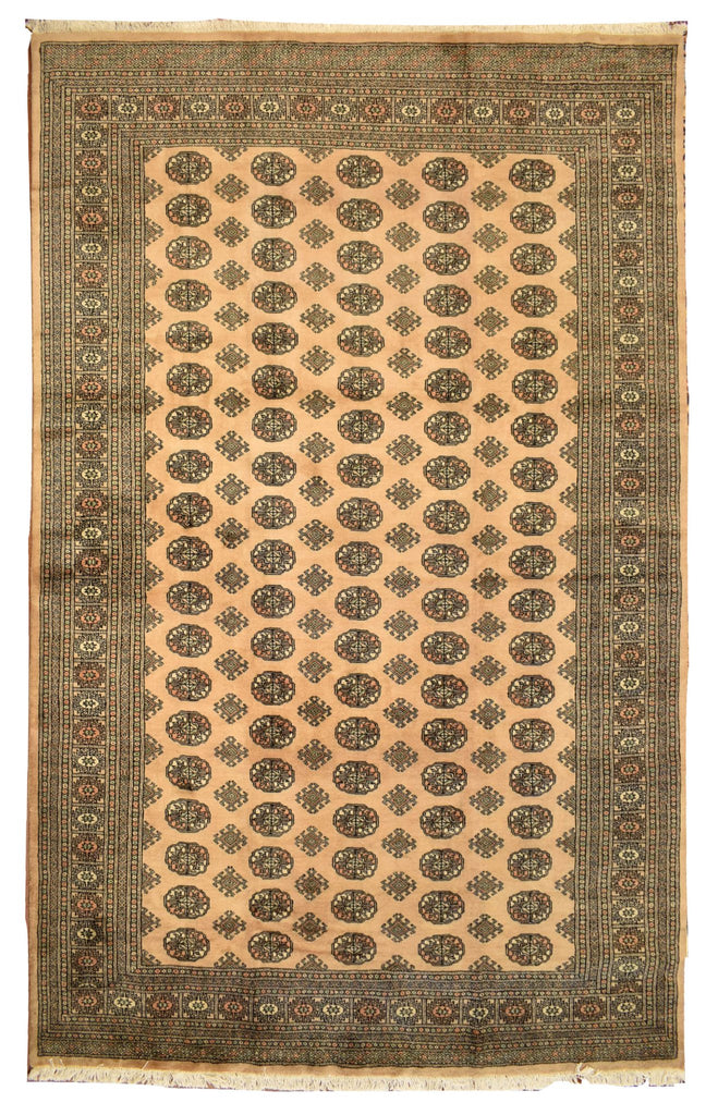 Handmade Traditional Pakistani Bokhara Rug | 315 x 215 cm | 10'3 x 7' - Najaf Rugs & Textile
