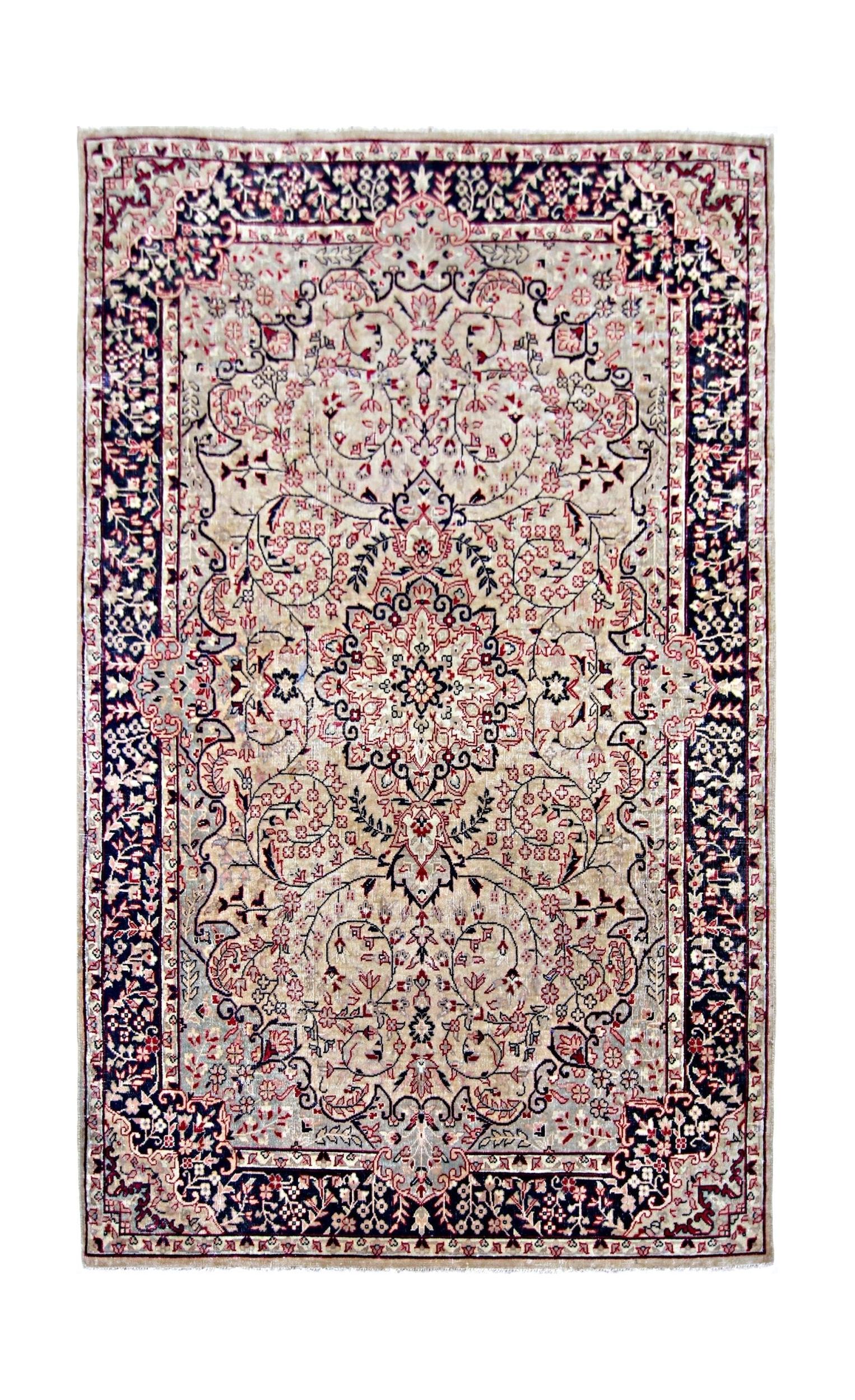 Handmade Traditional Pakistani Rug | 182 x 120 cm | 6' x 4' - Najaf Rugs & Textile