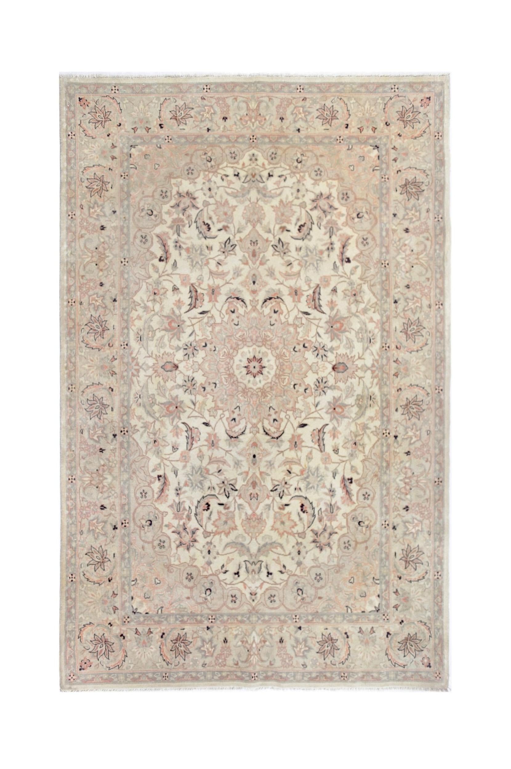 Handmade Traditional Pakistani Rug | 191 x 123 cm | 6'4" x 4' - Najaf Rugs & Textile