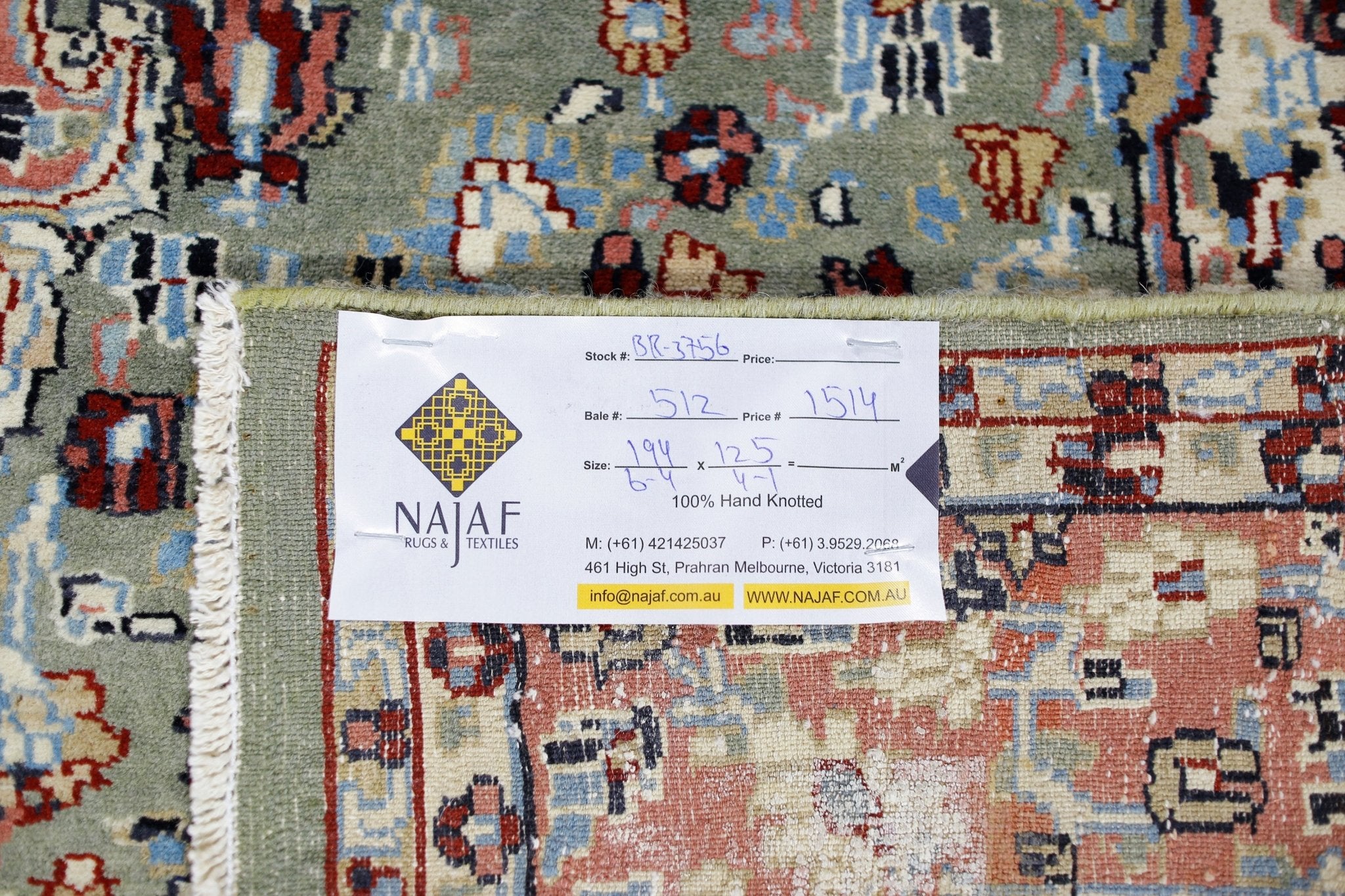 Handmade Traditional Pakistani Rug | 194 x 125 cm | 6'4" x 4'1" - Najaf Rugs & Textile