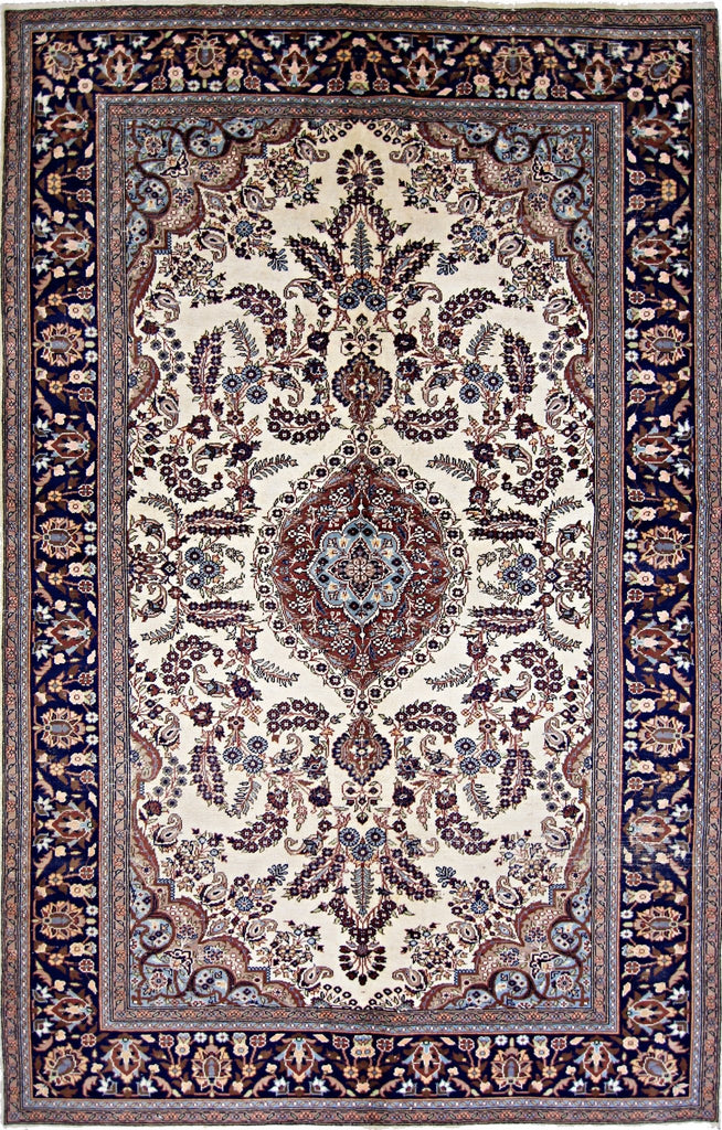 Handmade Traditional Pakistani Rug | 218 x 139 cm | 7'2" x 4'7" - Najaf Rugs & Textile