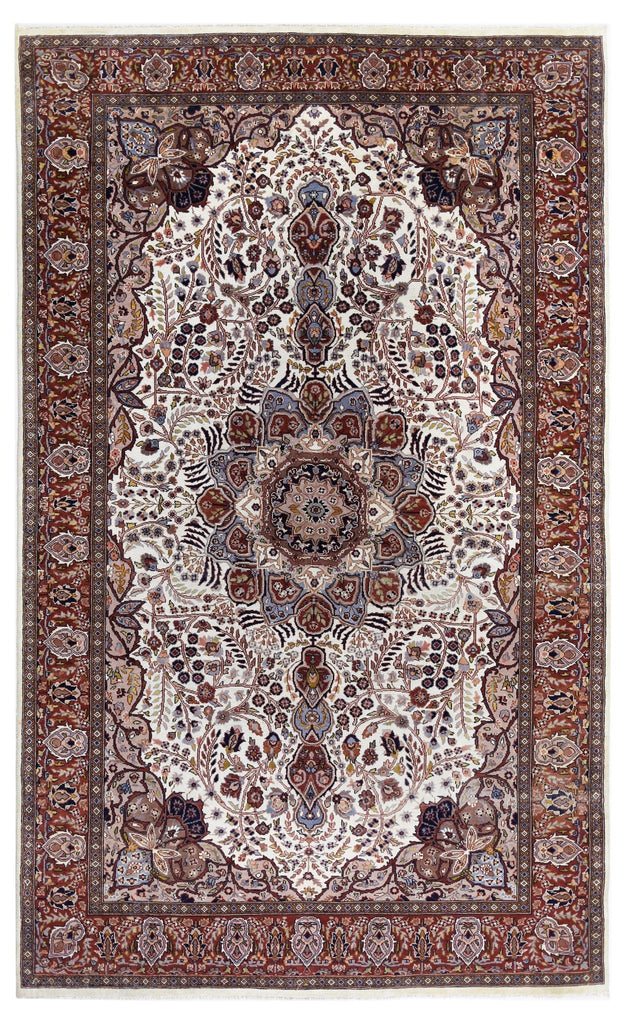Handmade Traditional Pakistani Rug | 225 x 138 cm | 7'5" x 4'6" - Najaf Rugs & Textile