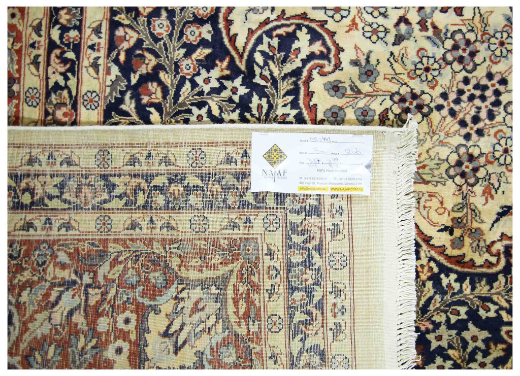 Handmade Traditional Pakistani Rug | 337 x 249 cm | 11'1" x 8'2" - Najaf Rugs & Textile