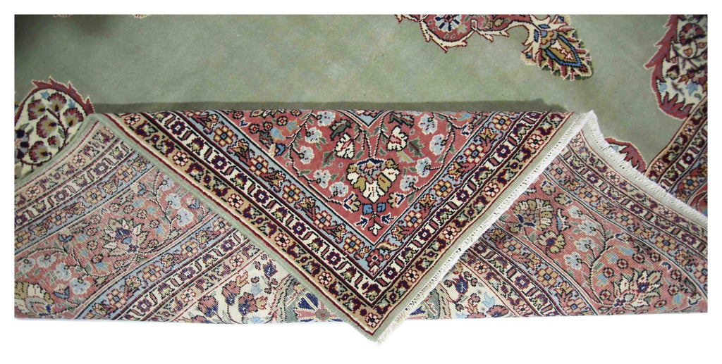 Handmade Traditional Pakistani Rug | 358 x 257 cm | 11'9" x 8'5" - Najaf Rugs & Textile