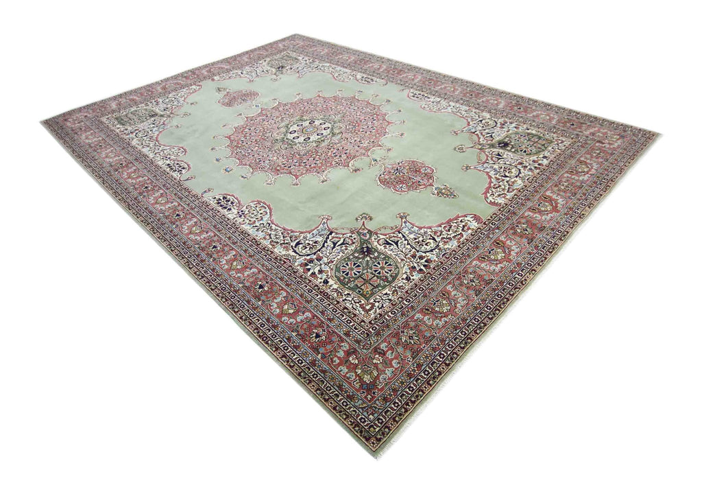 Handmade Traditional Pakistani Rug | 358 x 257 cm | 11'9" x 8'5" - Najaf Rugs & Textile