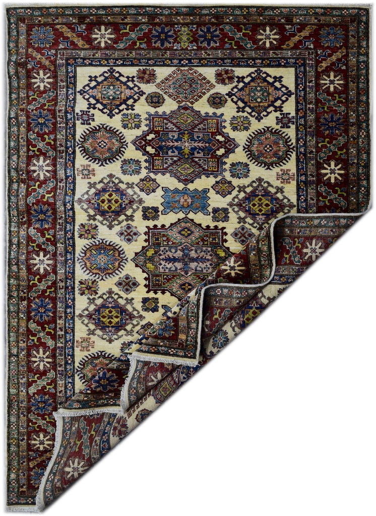 Handmade Traditional Super Kazakh Rug | 233 x 164 cm - Najaf Rugs & Textile