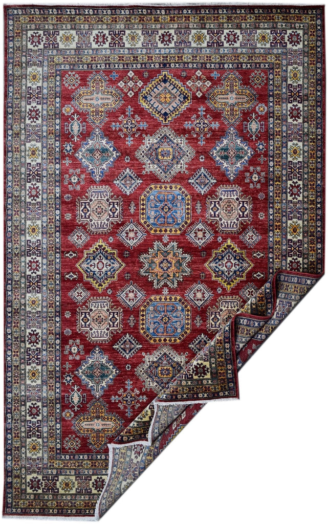 Handmade Traditional Super Kazakh Rug | 317 x 251 cm - Najaf Rugs & Textile