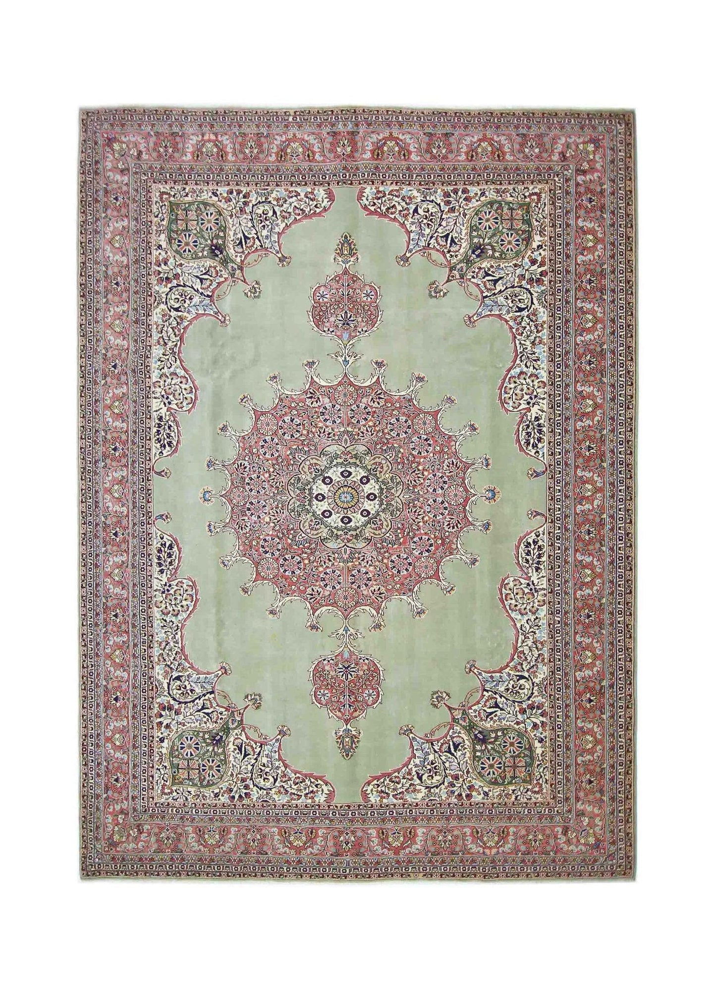 Handmade Traditional Turkish Rug | 358 x 257 cm | 11'9" x 8'5" - Najaf Rugs & Textile