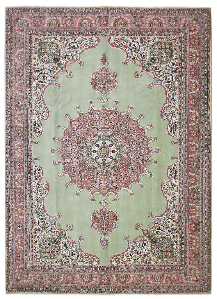 Handmade Traditional Turkish Rug | 358 x 257 cm | 11'9" x 8'5" - Najaf Rugs & Textile