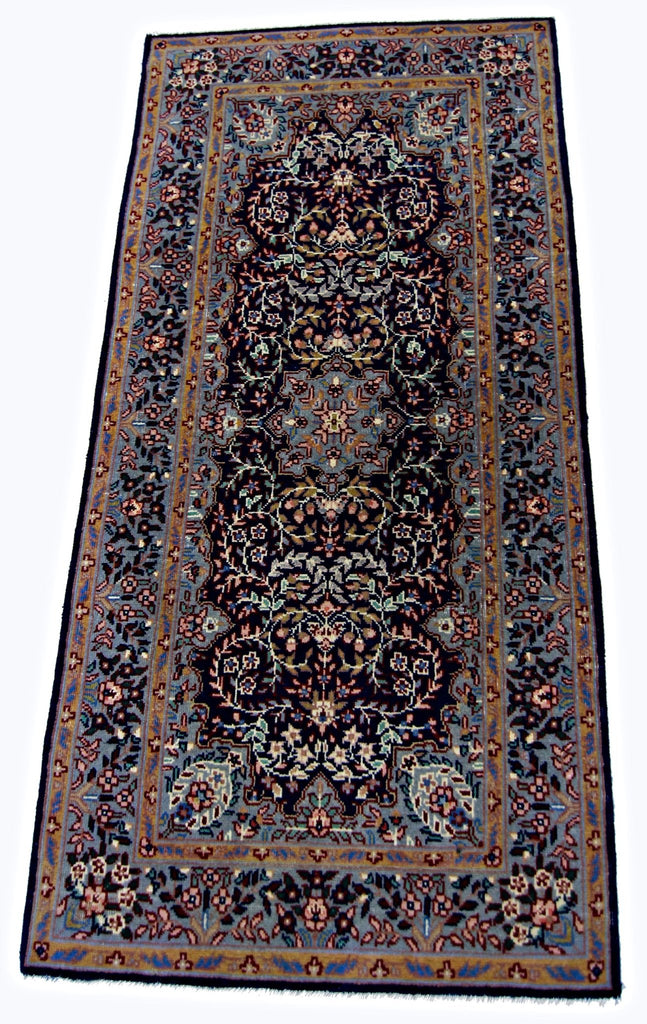 Handmade Traditional Vintage Persian Rug | 122 x 60 cm | 4' x 2' - Najaf Rugs & Textile