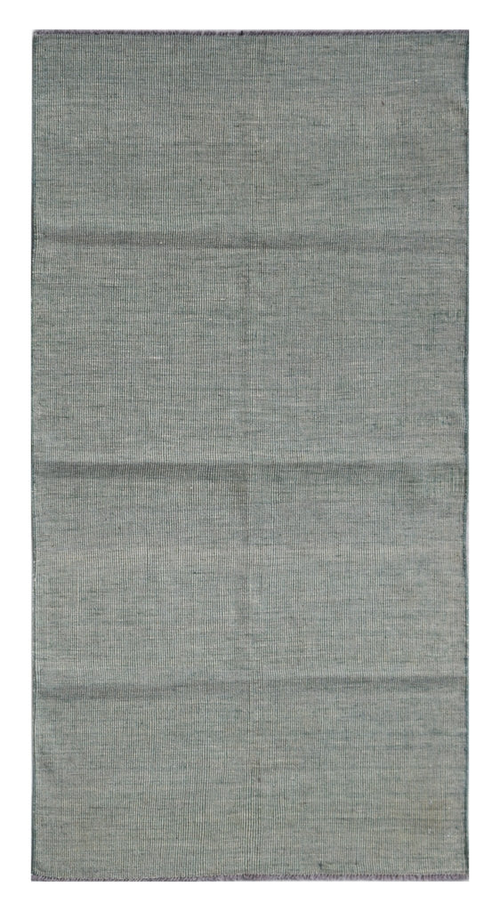 Handmade Transitional Afghan Maimana Kilim | 203 x 107 cm | 6'8" x 3'6" - Najaf Rugs & Textile