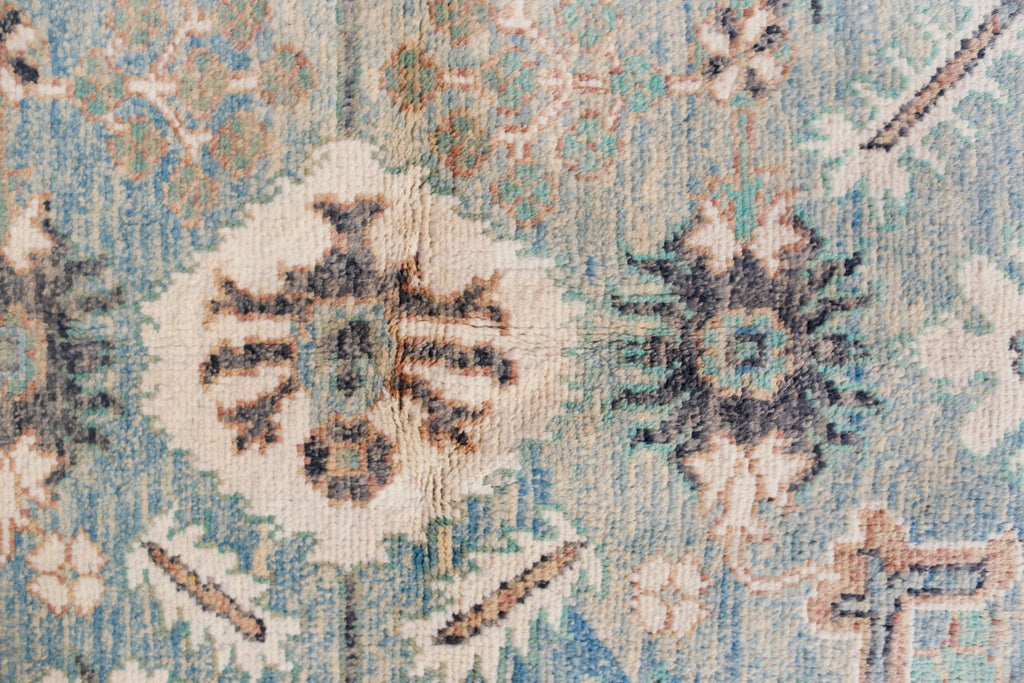Handmade Transitional Afghan Rug | 238 x 168 cm | 7'10" x 5'7" - Najaf Rugs & Textile