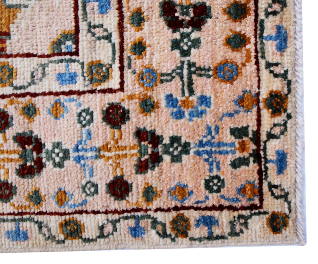 Handmade Transitional Afghan Rug | 304 x 207 cm | 10' x 6'10" - Najaf Rugs & Textile