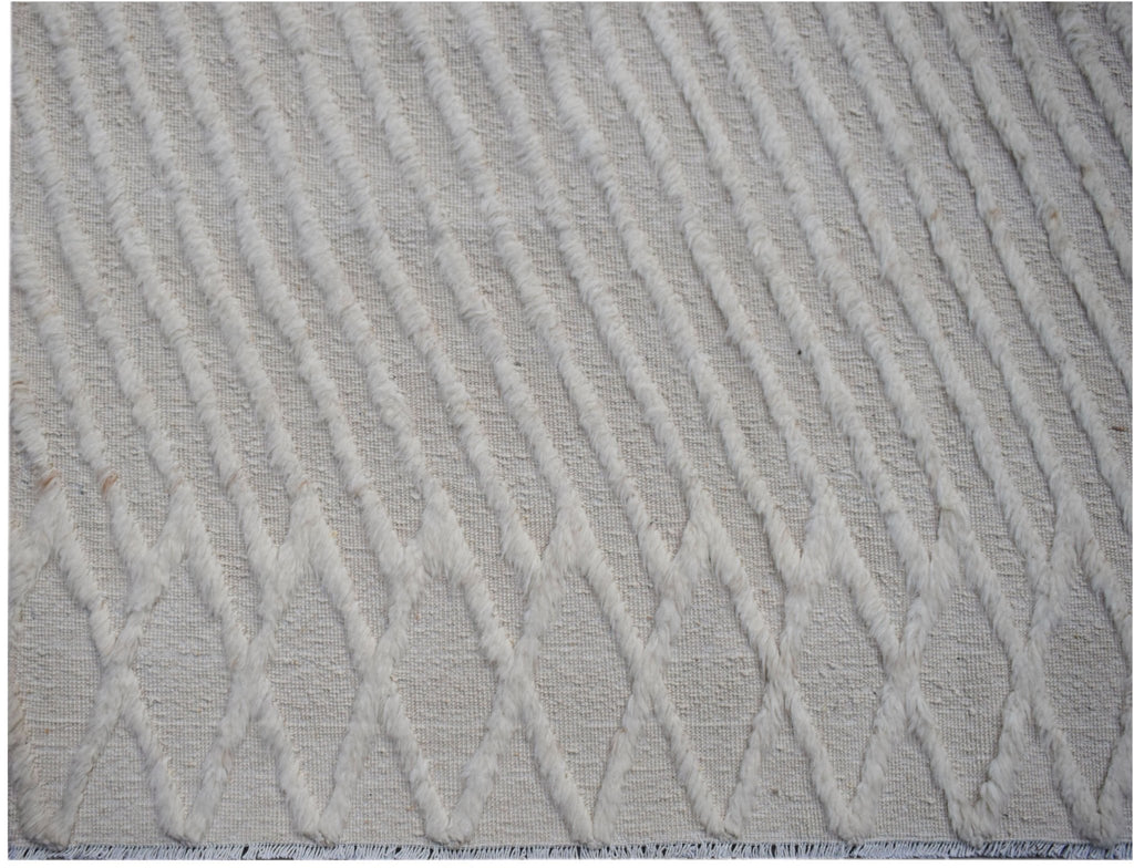 Handmade Transitional Barjasta Rug | 363 x 270 cm | 11'11" x 8'11" - Najaf Rugs & Textile