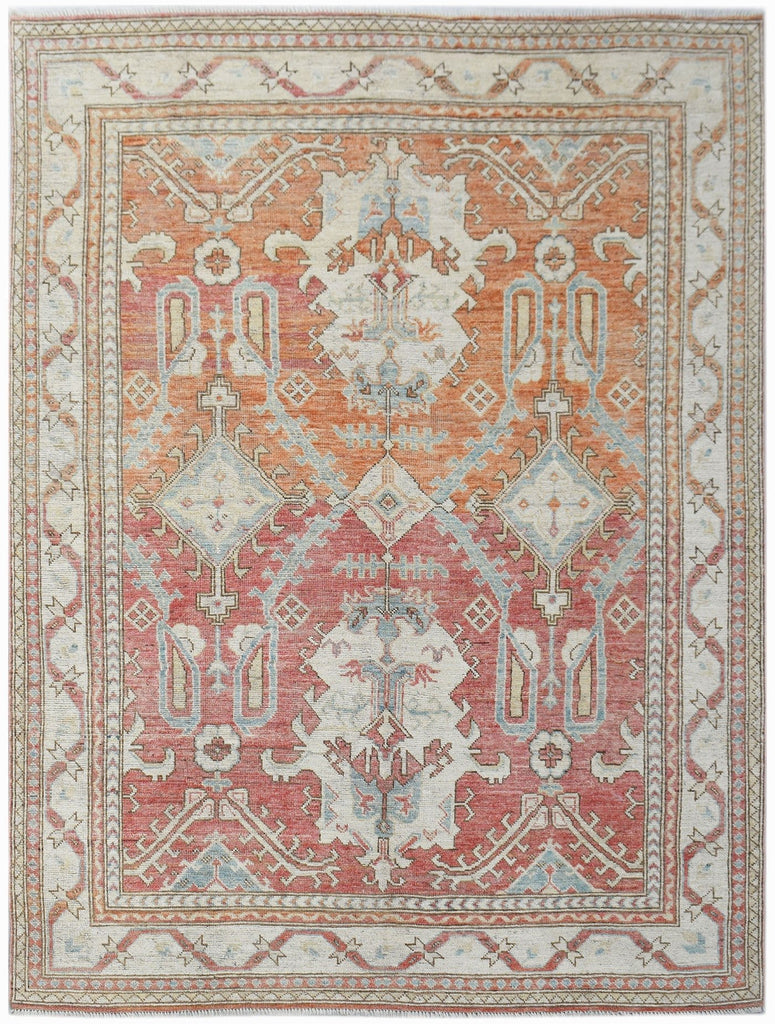 Handmade Transitional Oushak Rug | 310 x 248 cm | 10'2" x 8'2" - Najaf Rugs & Textile