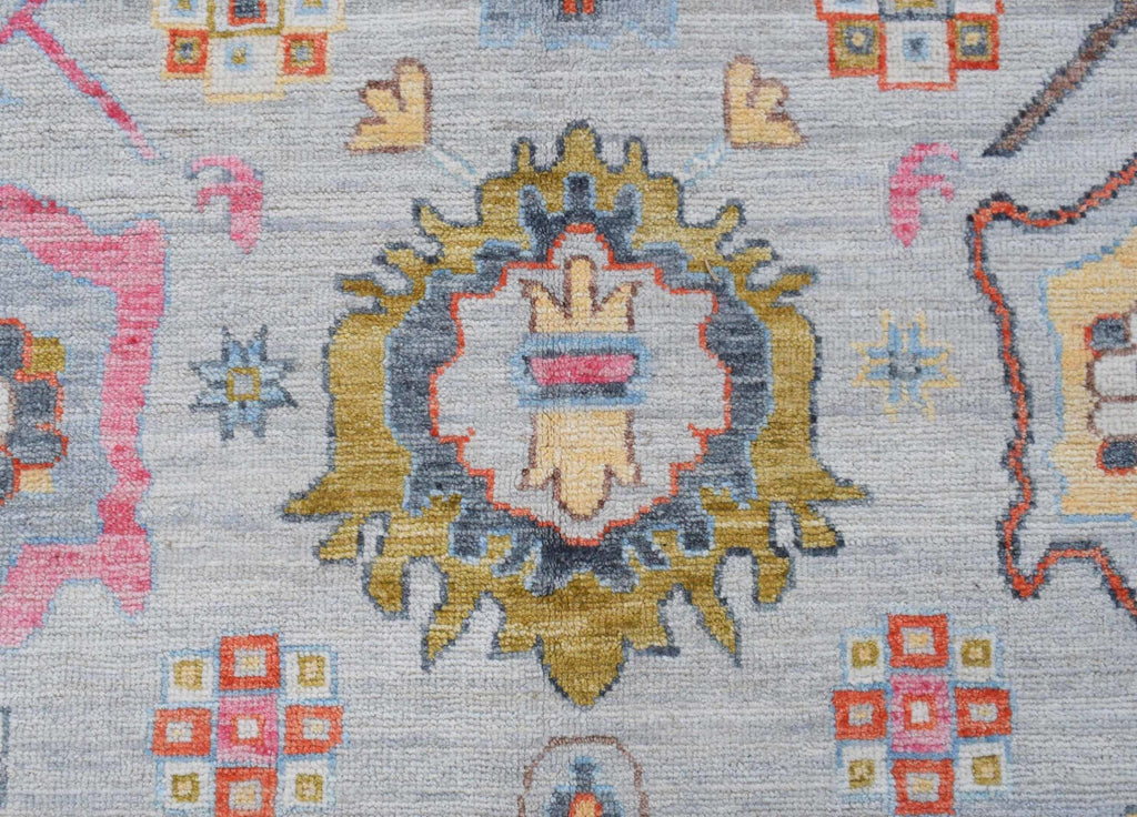 Handmade Transitional Oushak Rug | 316 x 248 cm | 10'5" x 8'2" - Najaf Rugs & Textile