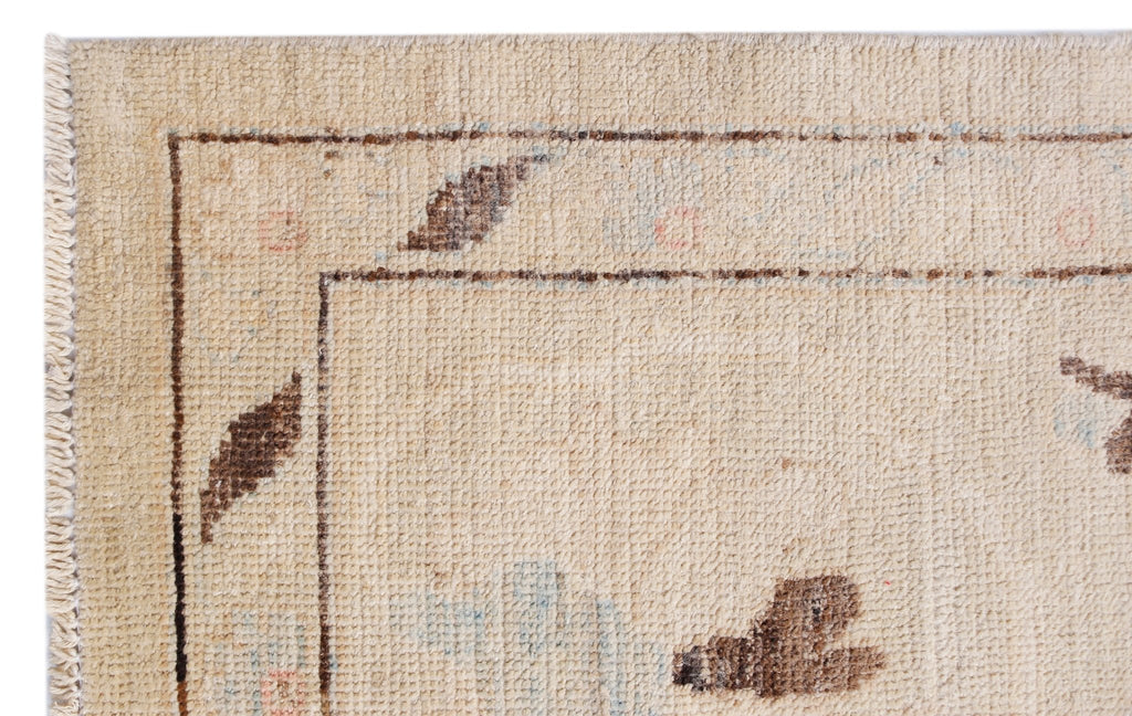 Handmade Transitional Oushak Rug | 357 x 270 cm | 11'9" x 8'11" - Najaf Rugs & Textile
