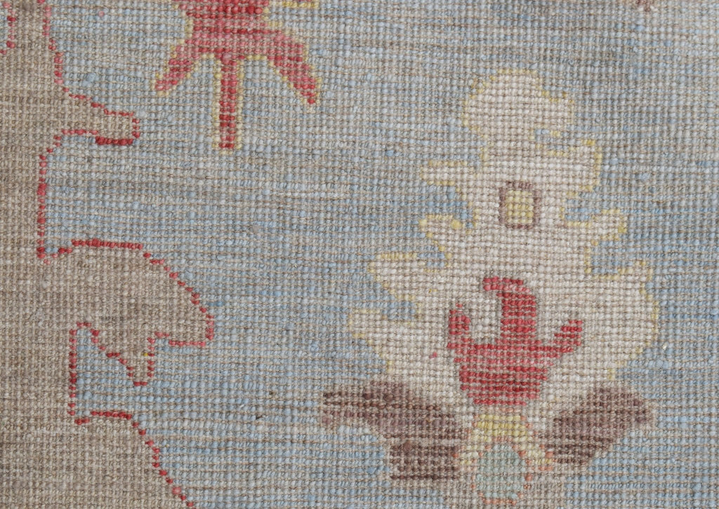 Handmade Transitional Oushak Rug | 362 x 276 cm | 11'11" x 9'1" - Najaf Rugs & Textile