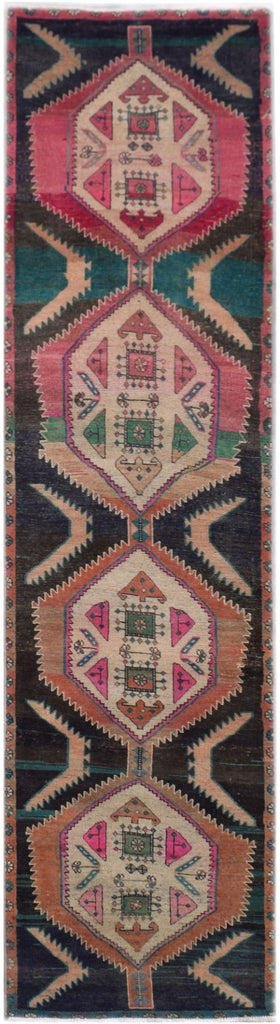 Handmade Tribal Abrash Collection Hallway Runner | 334 x 79 cm - Najaf Rugs & Textile