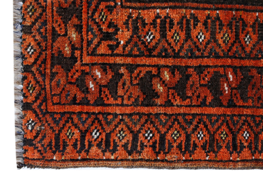 Handmade Tribal Afghan Balouch Prayer Rug | 91 x 70 cm | 3' x 2'4" - Najaf Rugs & Textile