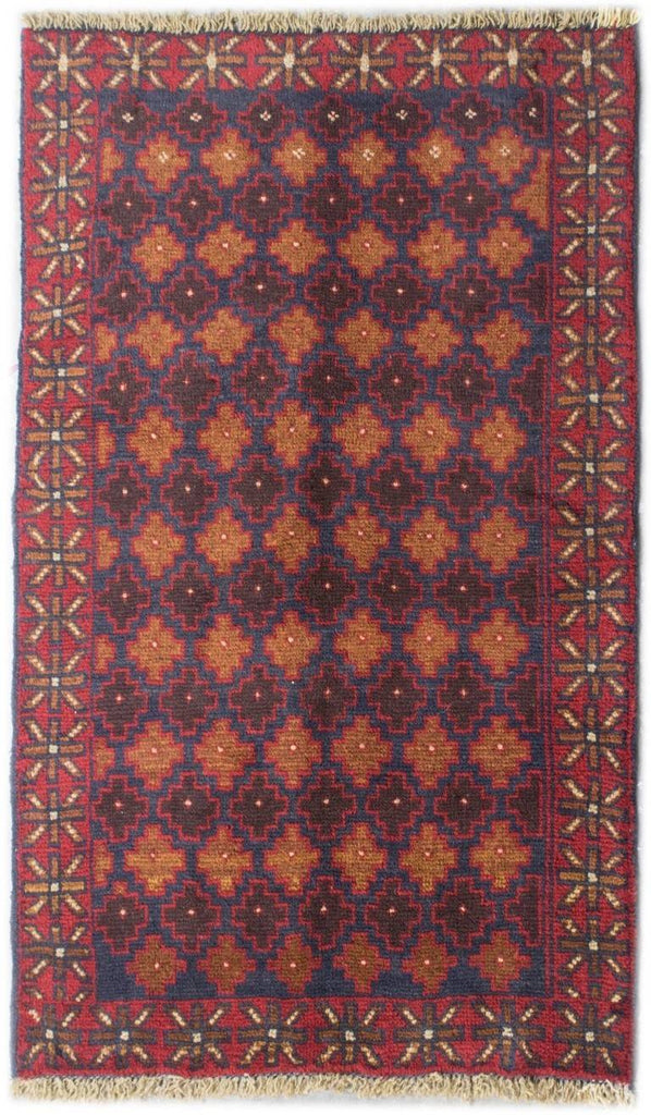 Handmade Tribal Afghan Balouch Rug | 123 x 83 cm | 4' x 2'7" - Najaf Rugs & Textile