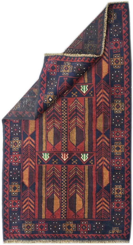 Handmade Tribal Afghan Balouch Rug | 131 x 81 cm - Najaf Rugs & Textile
