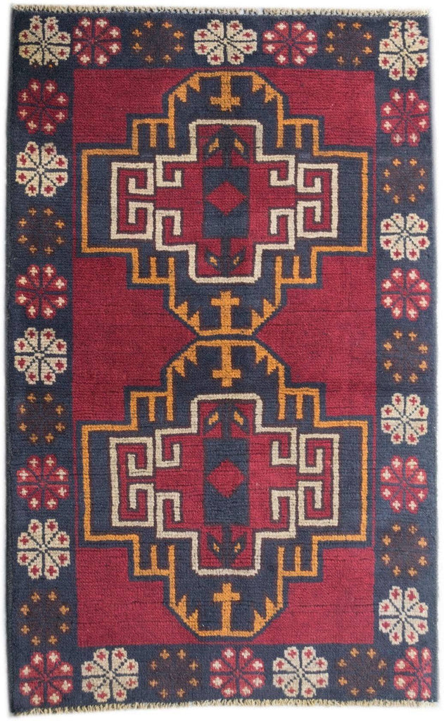 Handmade Tribal Afghan Balouch Rug | 134 x 85 cm - Najaf Rugs & Textile