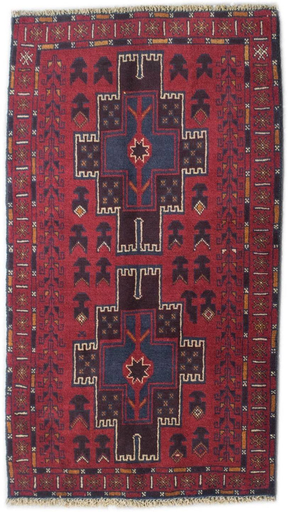 Handmade Tribal Afghan Balouch Rug | 141 x 90 cm - Najaf Rugs & Textile