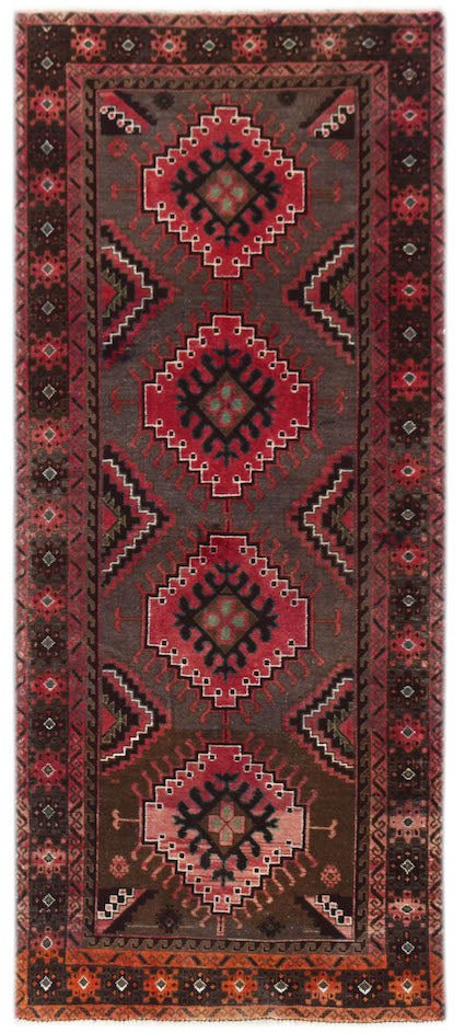 Handmade Tribal Afghan Balouch Rug | 197 x 87 cm | 6'6" x 2'10" - Najaf Rugs & Textile