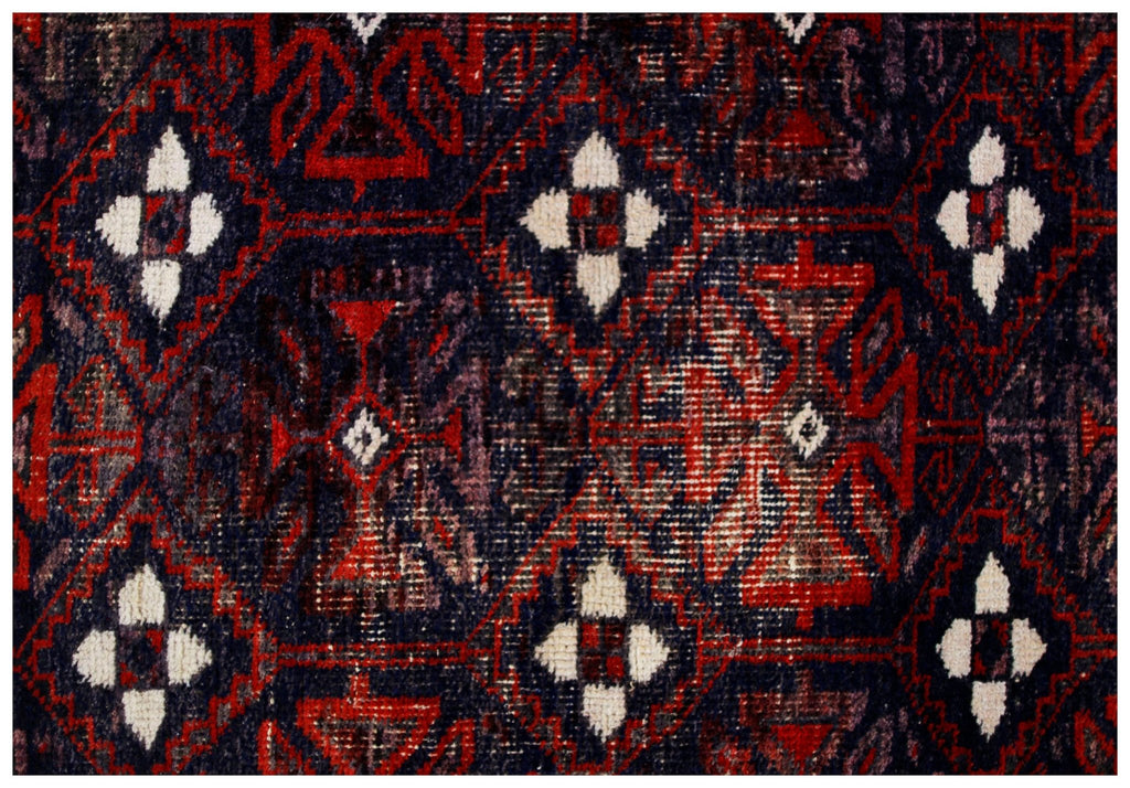 Handmade Tribal Afghan Balouch Rug | 203 x 105 cm | 6'8" x 3'5" - Najaf Rugs & Textile