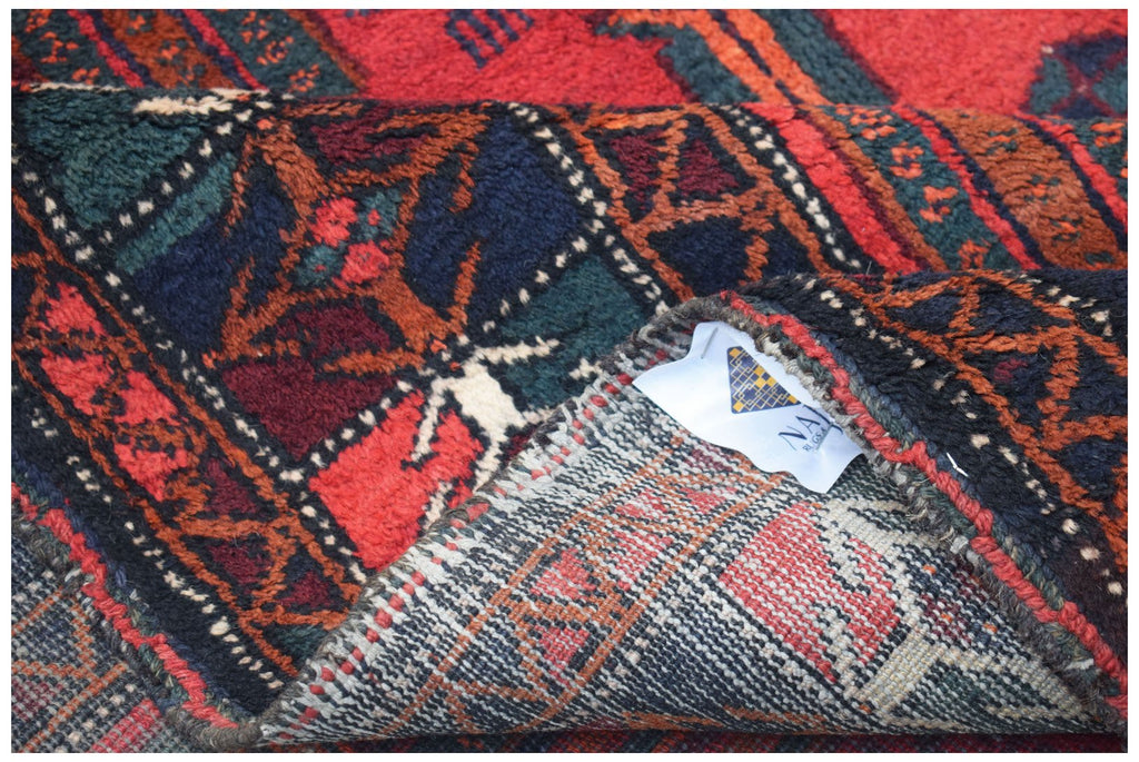 Handmade Tribal Afghan Balouch Rug | 236 x 124 cm | 7'9" x 4'1" - Najaf Rugs & Textile