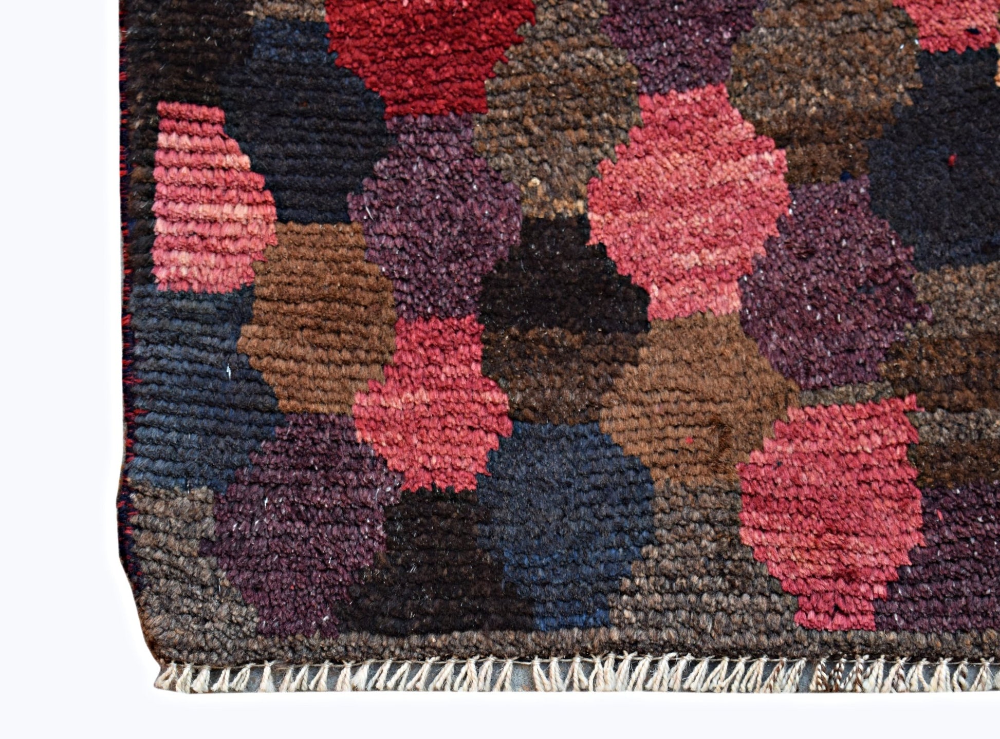 Handmade Tribal Afghan Berber Rug | 131 x 88 cm | 4'3" x 2'11" - Najaf Rugs & Textile