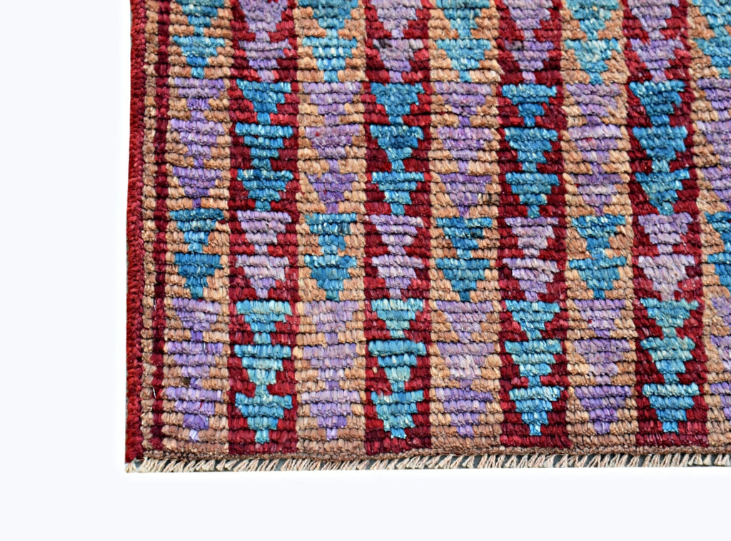 Handmade Tribal Afghan Berber Rug | 134 x 89 cm | 4'5" x 2'11" - Najaf Rugs & Textile