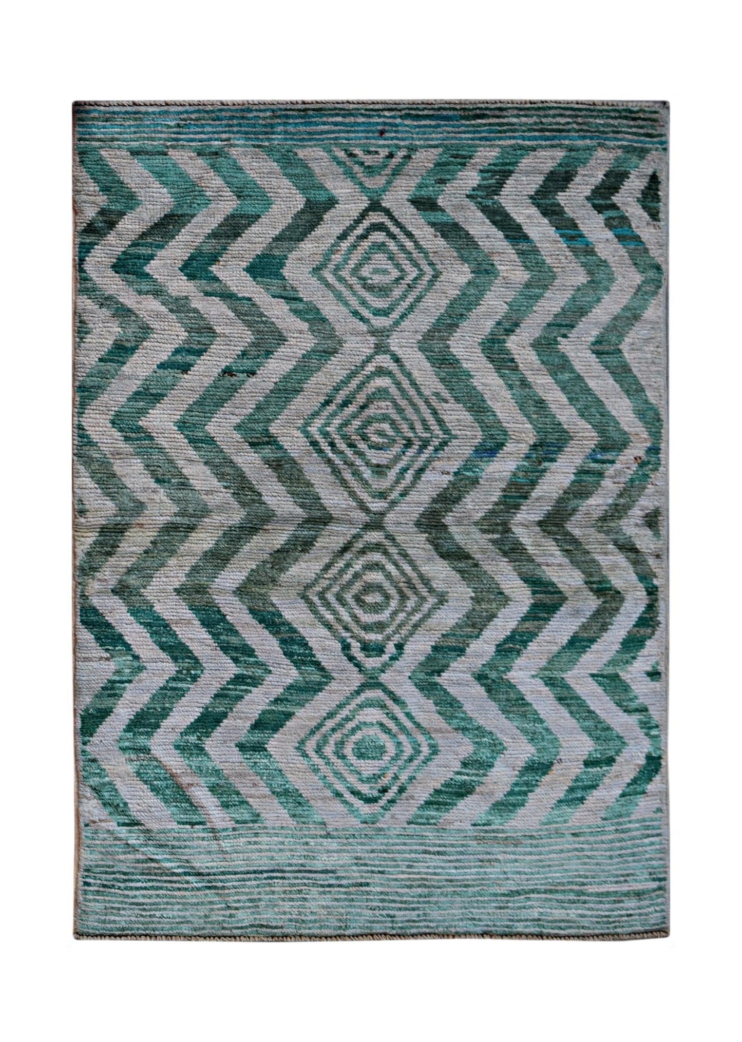 Handmade Tribal Afghan Berber Rug | 173 x 109 cm | 5'8" x 3'7" - Najaf Rugs & Textile