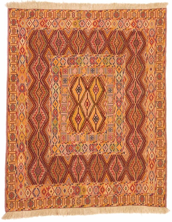 Handmade Tribal Afghan Daizangi Rug | 182 x 124 cm | 5'9" x 4' - Najaf Rugs & Textile