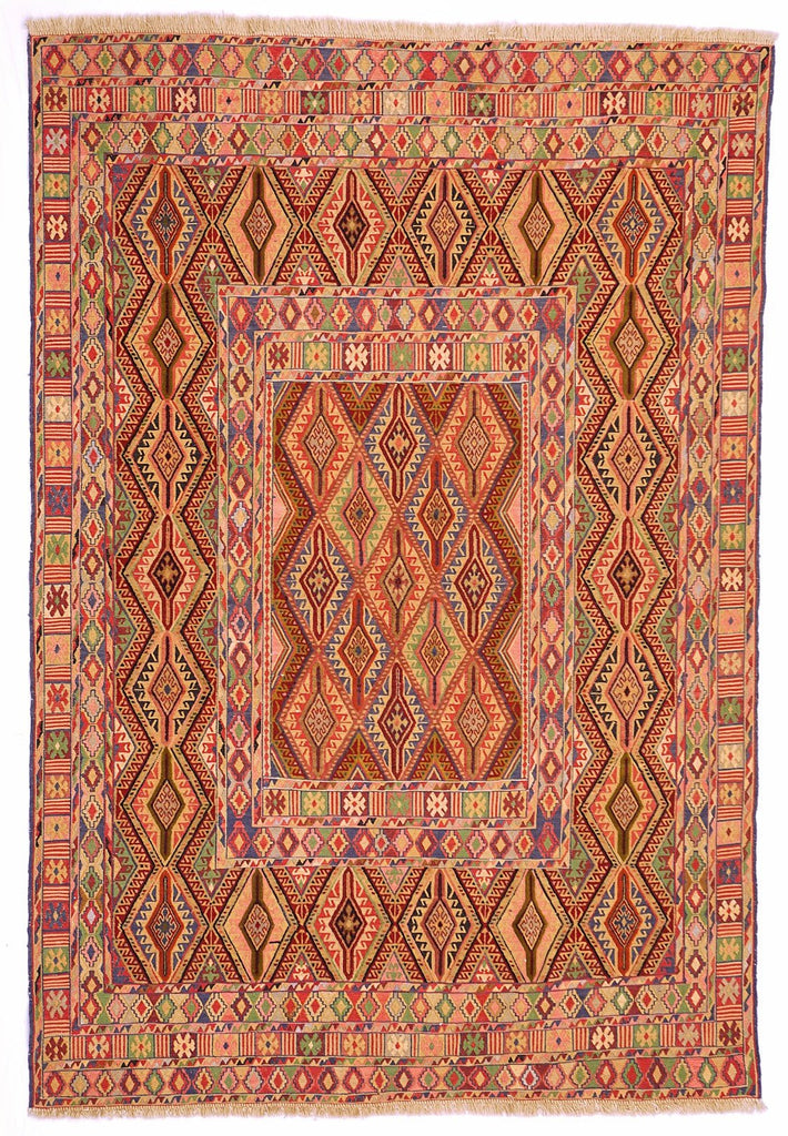 Handmade Tribal Afghan Daizangi Rug | 183 x 118 cm | 6' x 3'8" - Najaf Rugs & Textile
