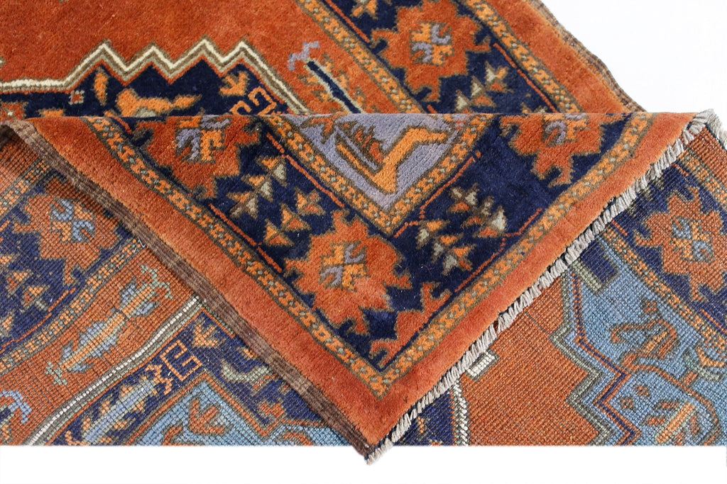 Handmade Tribal Afghan Hallway Runner | 208 x 81 cm | 6'10" x 2'8" - Najaf Rugs & Textile