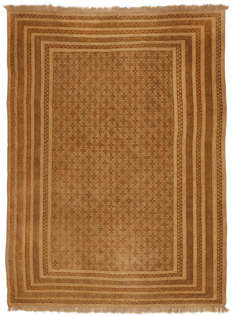 Handmade Tribal Afghan Mashwani Rug | 272 x 206 cm | 8'9" x 6'7" - Najaf Rugs & Textile
