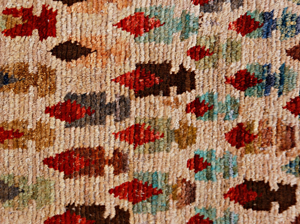 Handmade Tribal Afghan Rug | 110 x 96 cm | 3'8" x 3'2" - Najaf Rugs & Textile